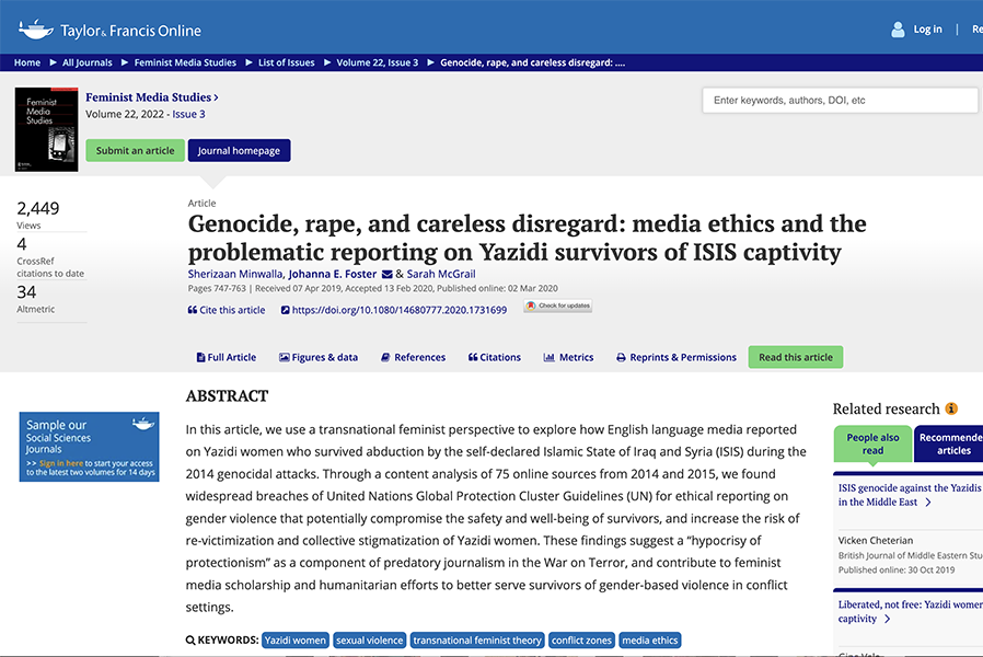 Institutionalized Violence Against Women & Girls: Laws and Practices in Iraq,